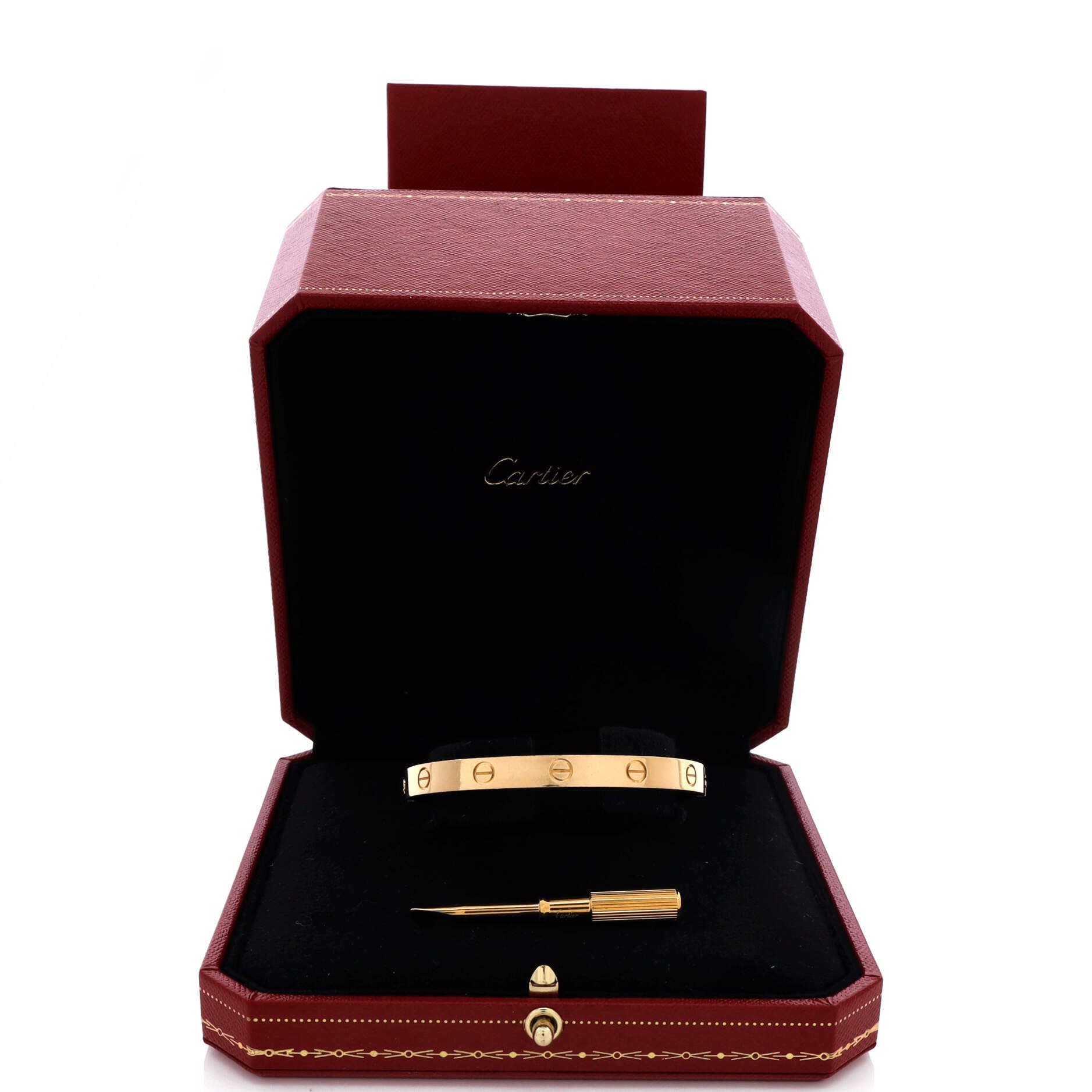 Love Bracelet 18K Yellow Gold, Alternate, color, Metallic Gold