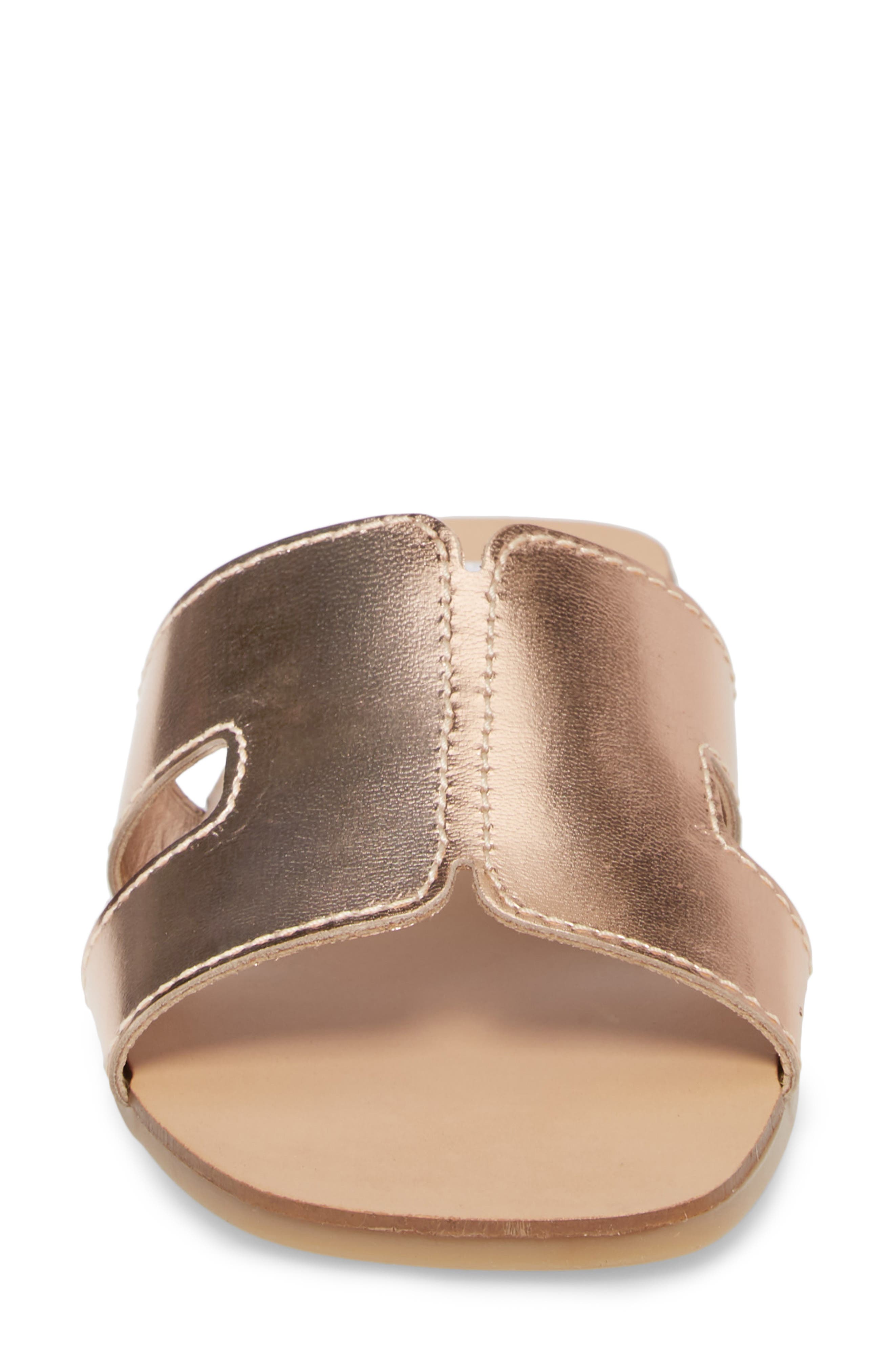 Sayler Slide Sandal, Alternate, color, ROSE GOLD