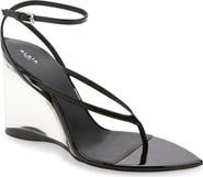 Alaïa Invisible Wedge Ankle Strap Sandal