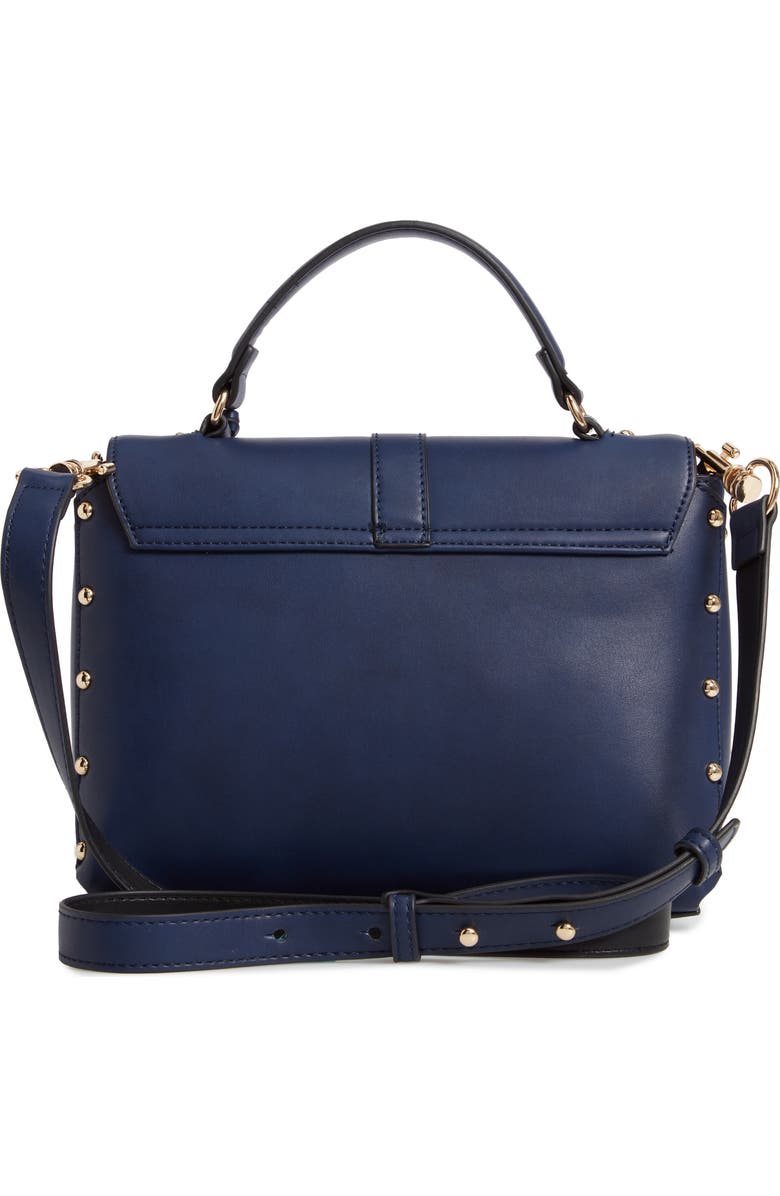 Cesca Studded Faux Leather Box Crossbody Bag, Alternate, color,