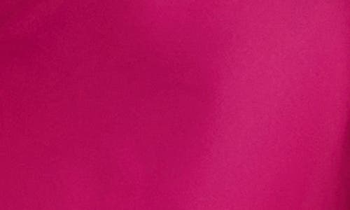 Vici Collection Adelynn Halter Neck Satin Gown In Magenta