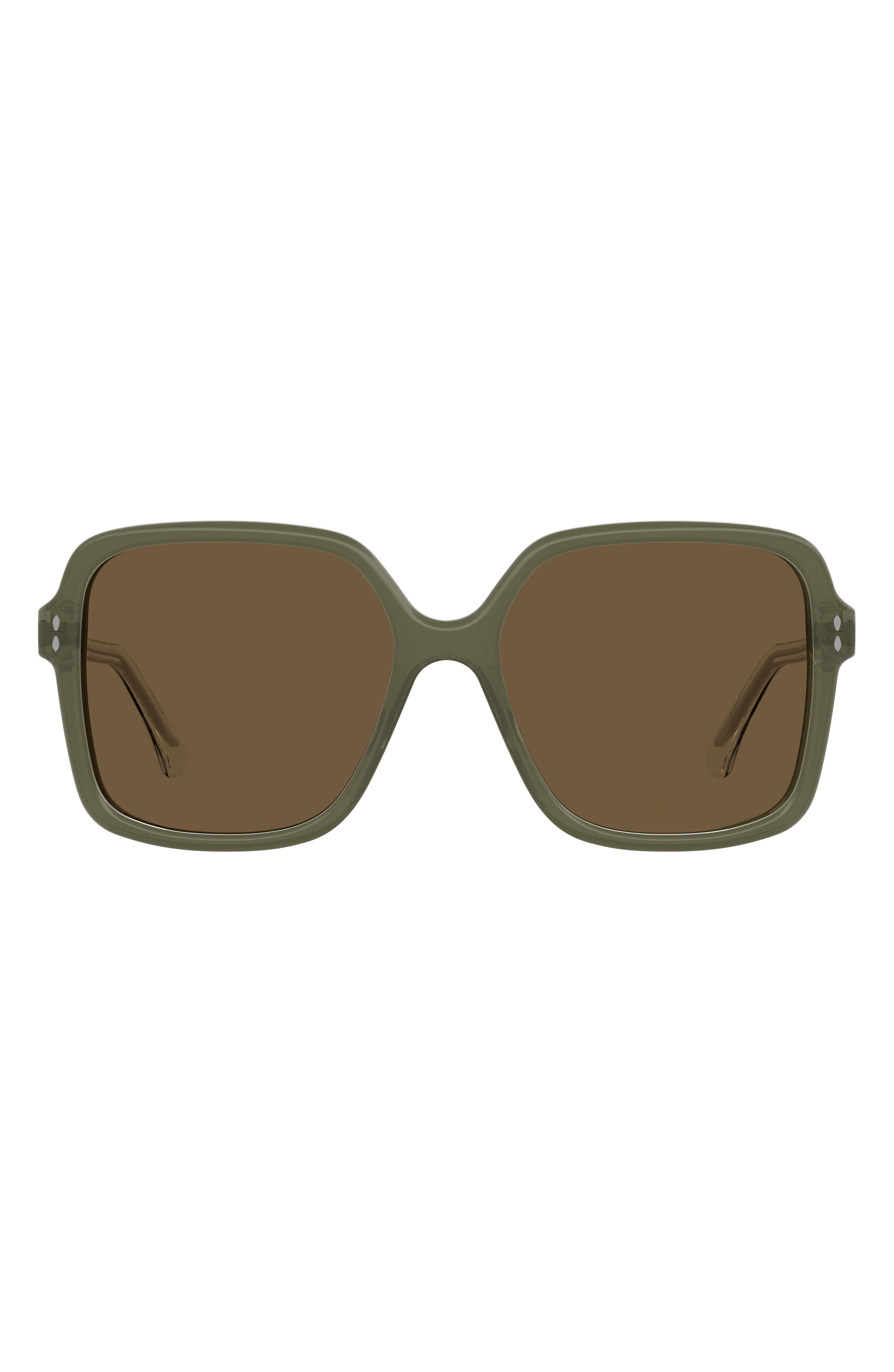 58mm Square Sunglasses