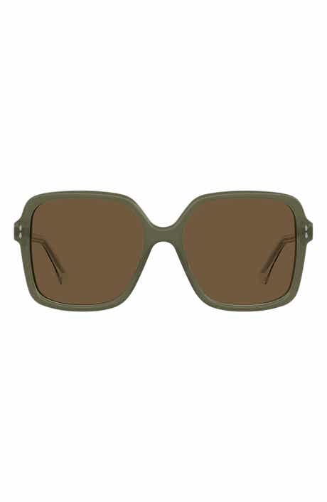 58mm Square Sunglasses