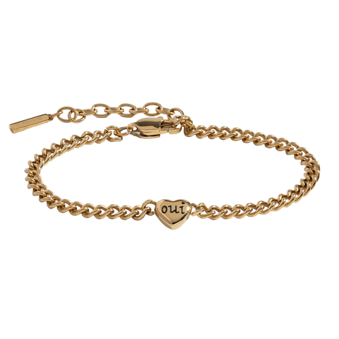 Oui Non Heart Inline Bracelet