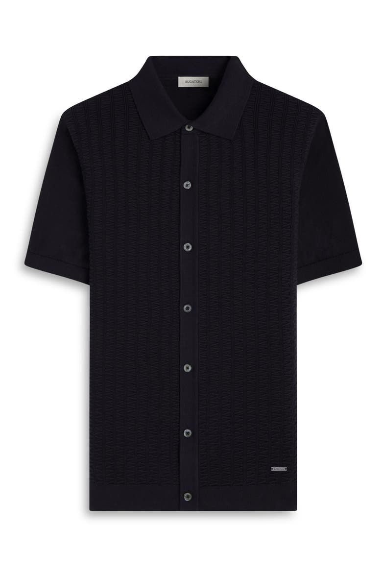 Short Sleeve Cardigan, Alternate, color, BLACK