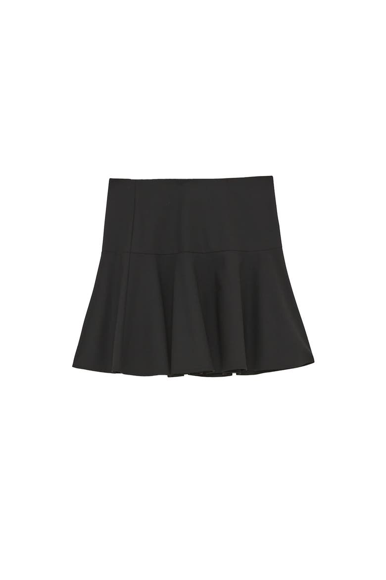 Mini Full Skirt, Alternate, color, Black