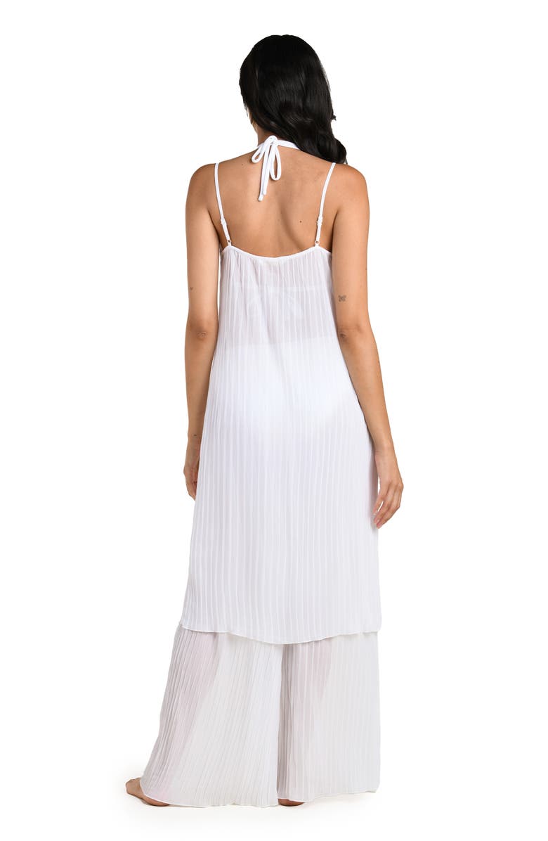 La Blanca Sunbeams Open Tie Front Cover-Up, Alternate, color, White