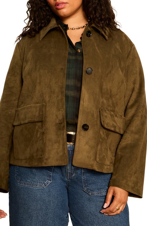 Avid Faux Suede Jacket