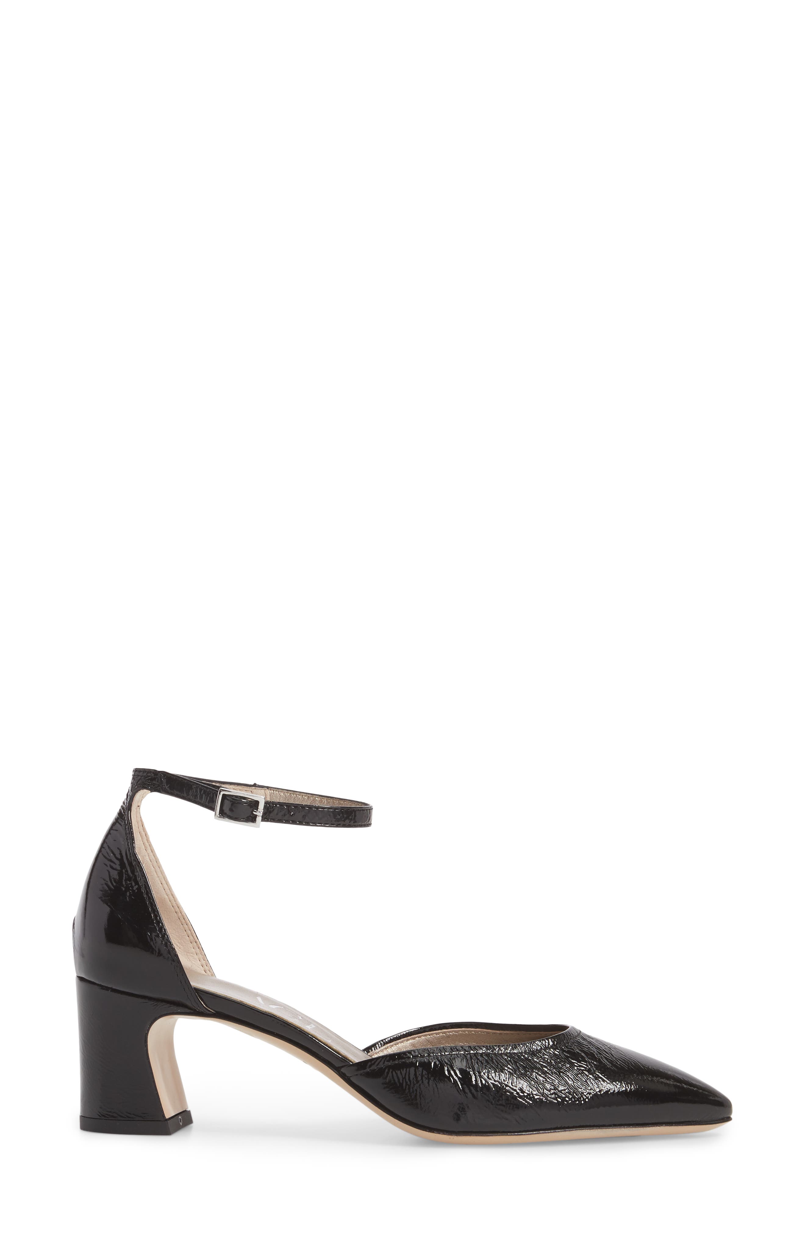 AGL d'Orsay Ankle Strap Pump, Alternate, color, 