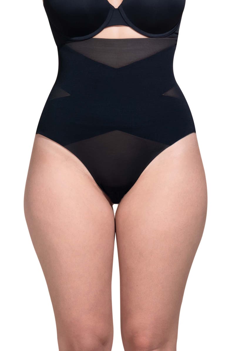 Honeylove SuperPower Thong, Main, color, Runway
