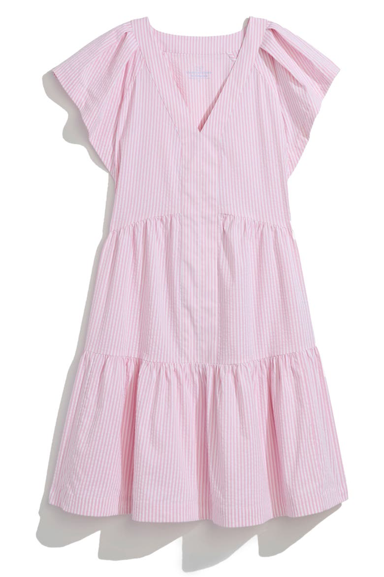 Harbor Tiered Ruffle Dress, Alternate, color, VINEYARD SS PB/WC