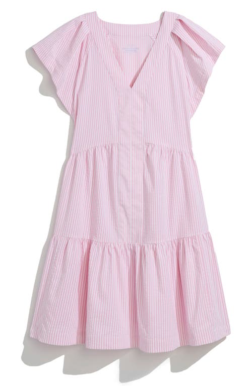 Vineyard Vines Harbor Tiered Ruffle Dress In Vineyard Ss Pb/wc
