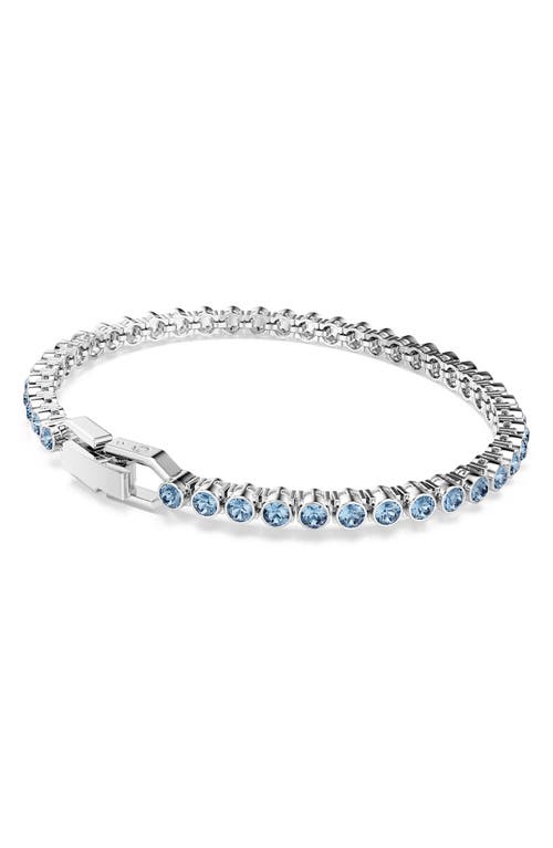 Swarovski Swaroski Imber Emily Rhodium Plated Tennis Bracelet In Multi