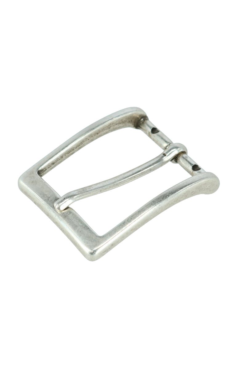 Trafalgar 32mm Simply Stated Single Pronged Solid Brass Harness Belt Buckle, Alternate, color, Antique Silver