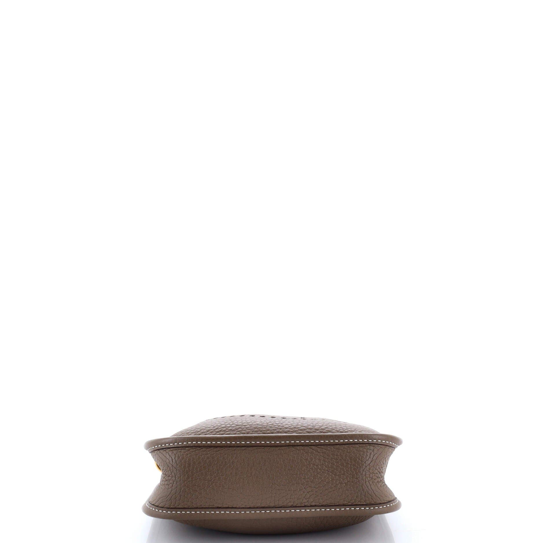 Pre-Owned Hermes Evelyne Bag Gen III Clemence TPM, Alternate, color, Etoupe