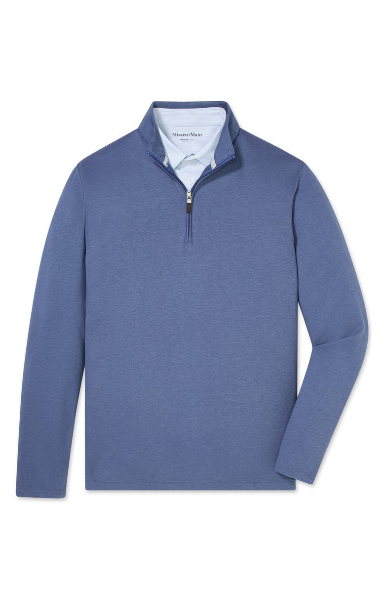 Mizzen+Main KPI Quarter Zip Pullover, Alternate, color, 