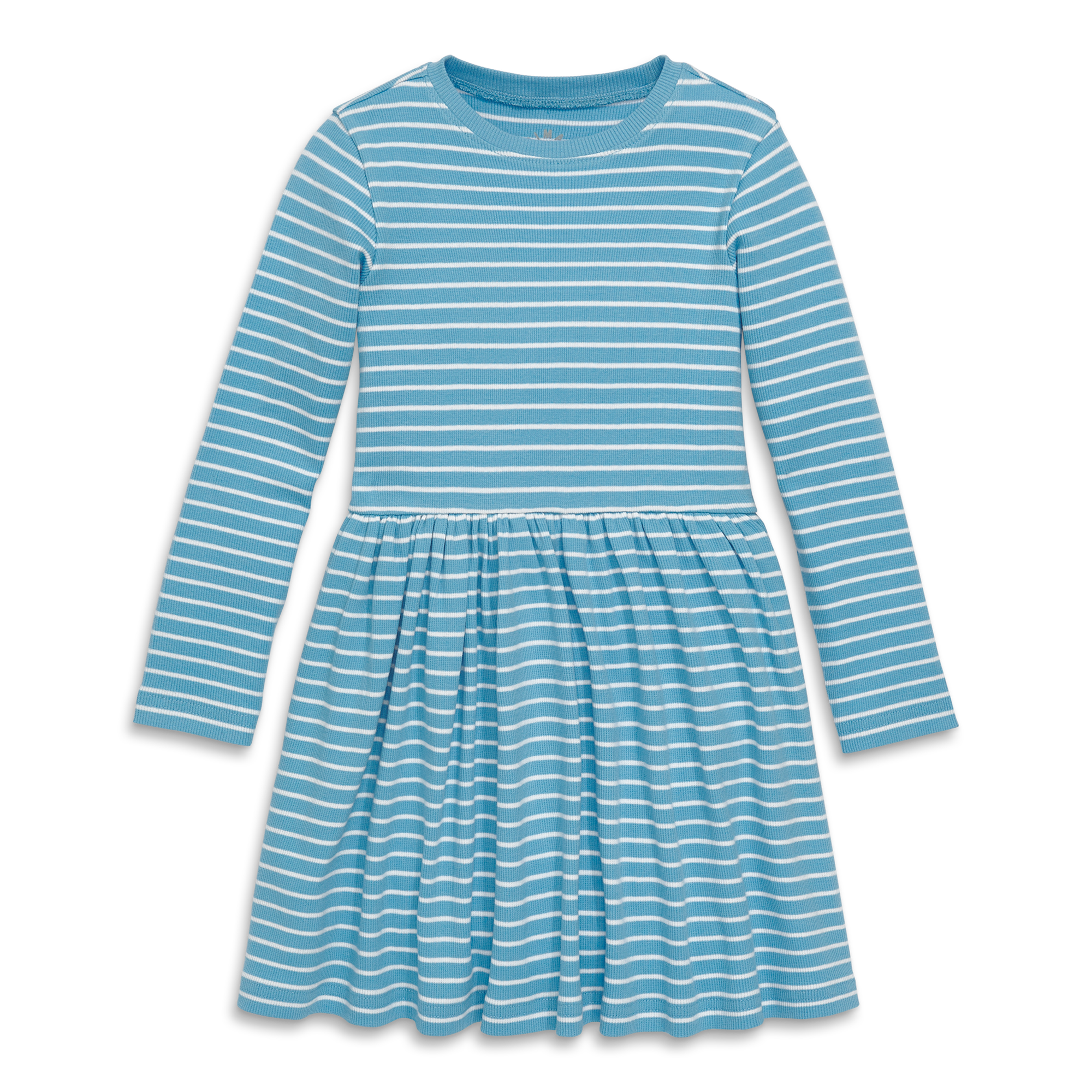 Cornflower Ivory Stripe