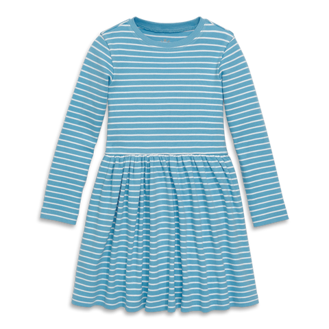 Kids Long Sleeve Rib Perfect Pocket Dress