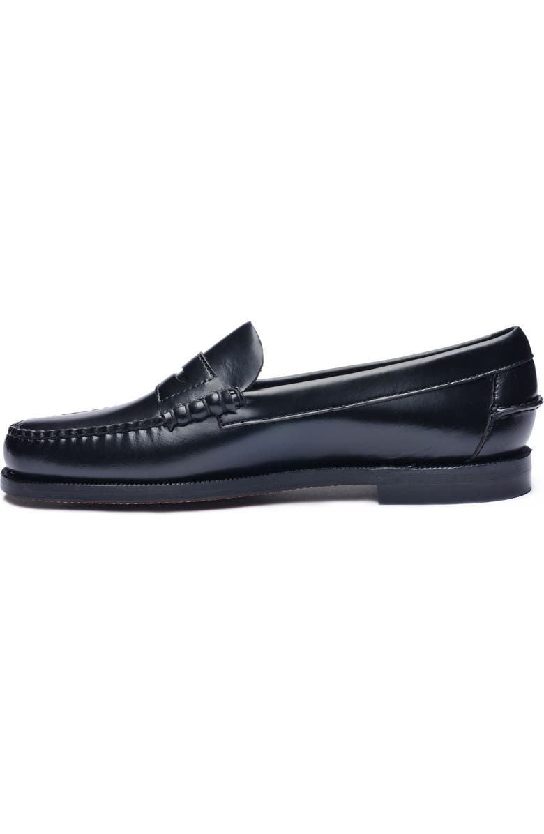 Sebago Classic Dan Penny Loafers, Alternate, color, Black