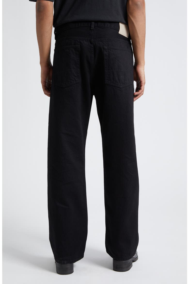 Third Cut Straight Leg Jeans, Alternate, color, BLACK SELVEDGE
