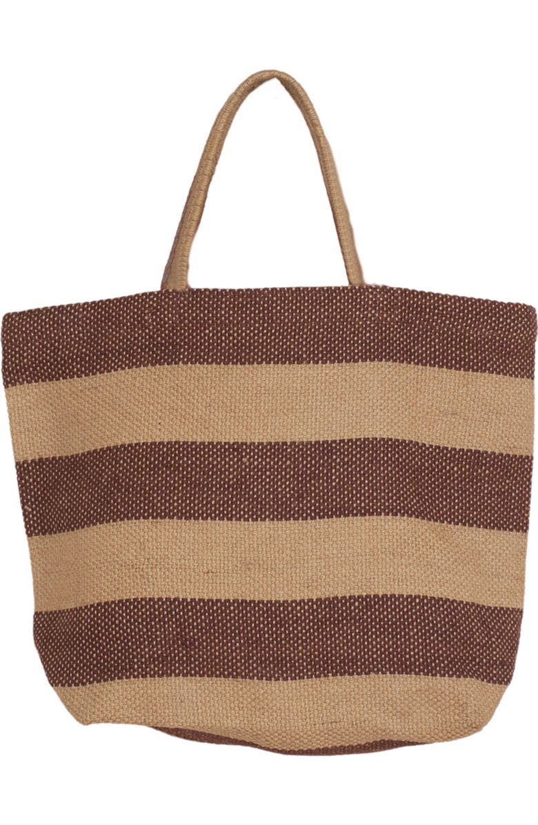 Will & Atlas Brooklyn Market Shopper Jute Tote, Main, color, Copper