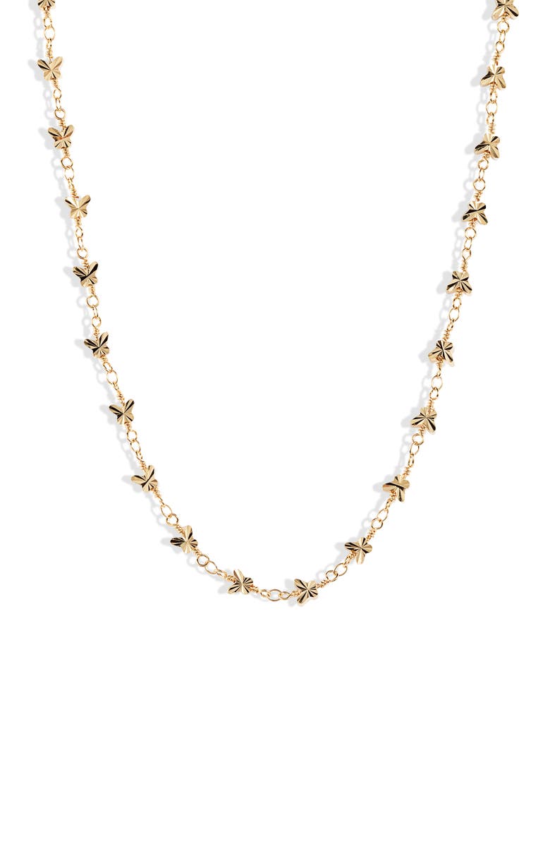 Bracha Monarch Butterfly Choker Necklace, Main, color,