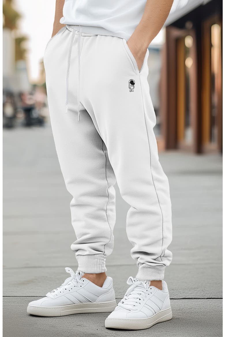 Astronaut Jogger Sweatpant, Alternate, color, White