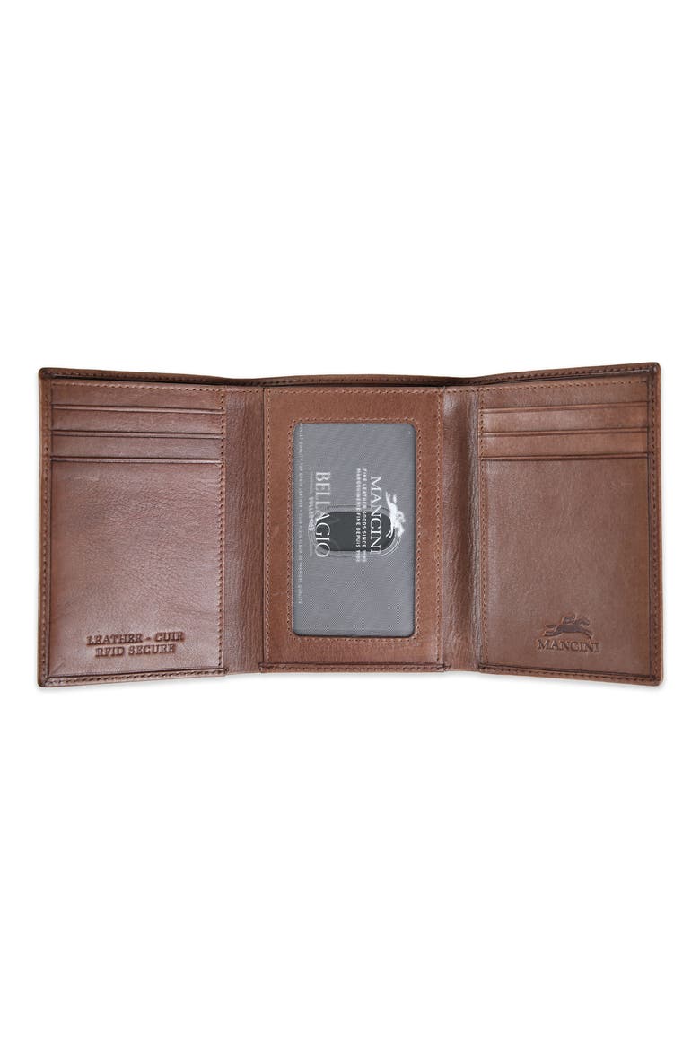 RFID Trifold Wallet, Alternate, color, BROWN