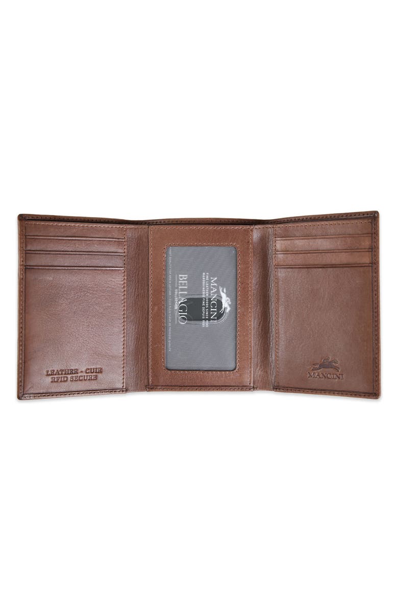 Mancini RFID Trifold Wallet, Alternate, color, Brown