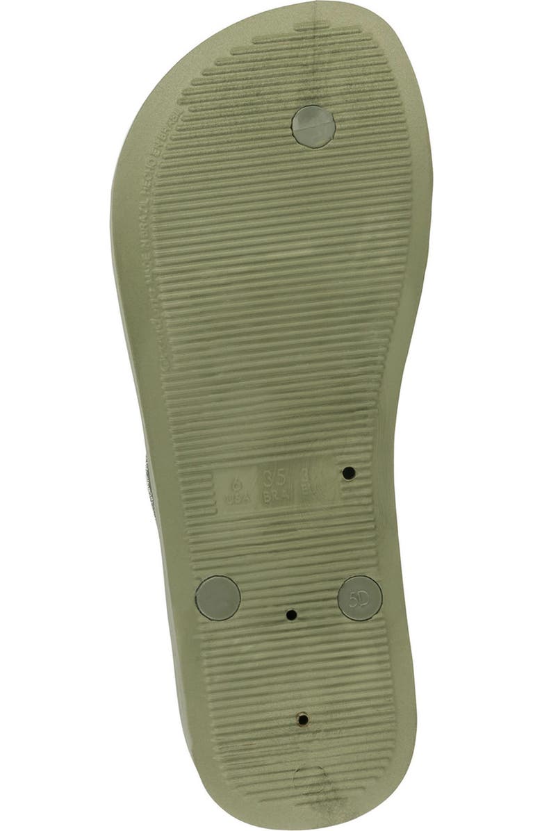 Ipanema Ipa Glitter Wedge Flip Flop, Alternate, color, Ar594