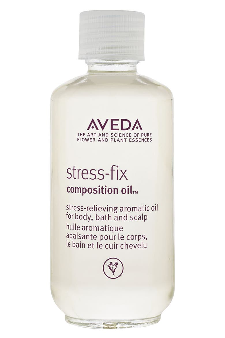 stress-fix composition oil Stress-Relieving Aromatic Oil for Body, Bath & Scalp, Main, color, NO COLOR