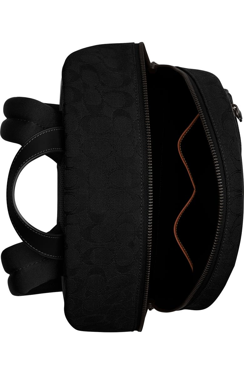 COACH Theo Logo Jacquard Backpack, Alternate, color,