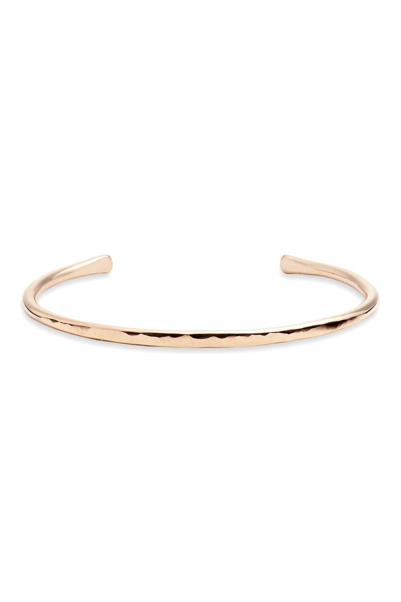 Horseshoe Cuff Bracelet, Main, color, GOLD FILL