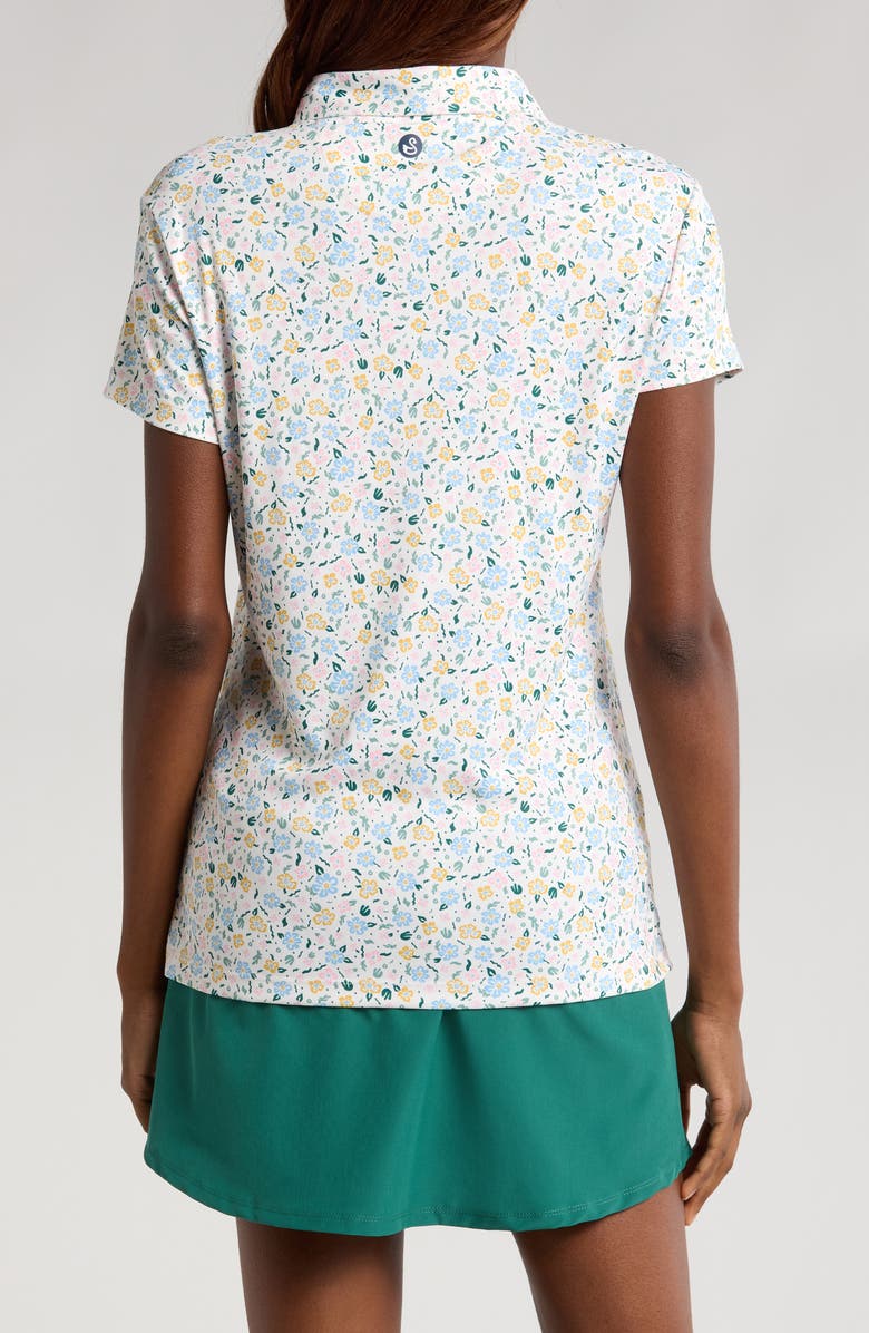 Swannies Megan Floral Polo, Alternate, color, 