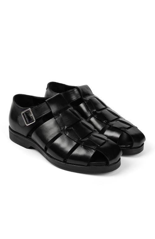 Anthony Veer Mariner Fisherman Sandel In Obsidian Black