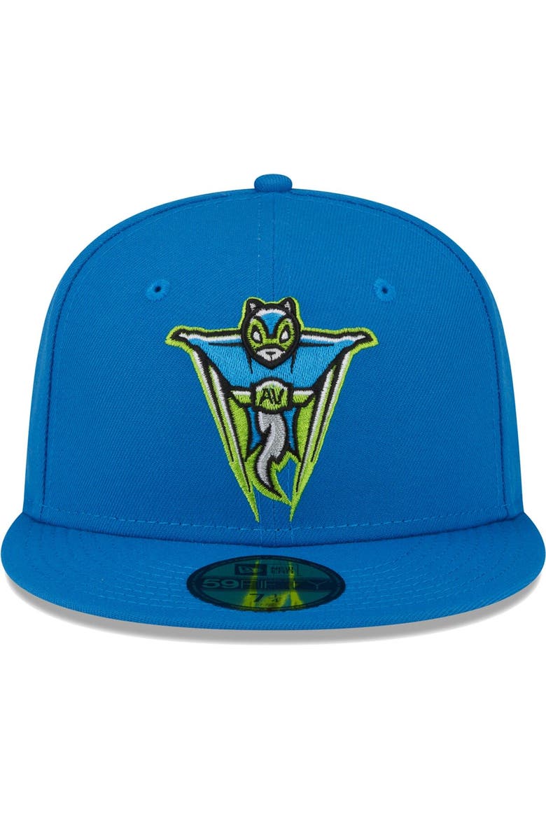 Men's New Era Blue Richmond Flying Squirrels Copa De La Diversion 59FIFTY Fitted Hat, Alternate, color, Blue