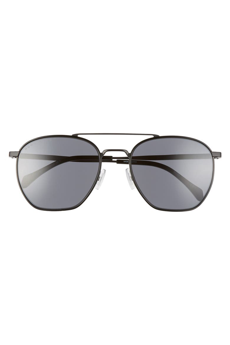 1090/S 57mm Navigator Sunglasses, Alternate, color, MATTE BLACK