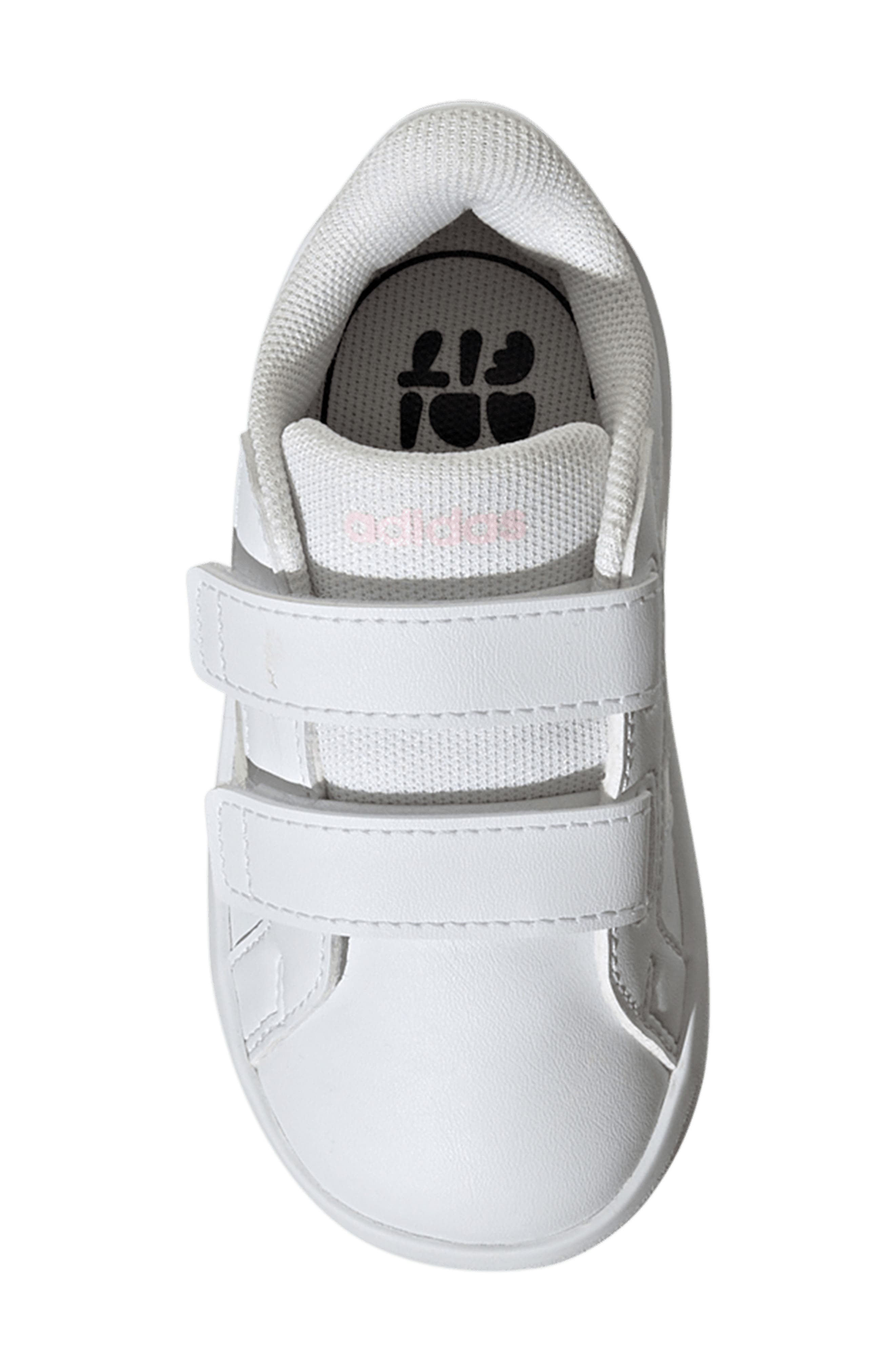 adidas Kids' Grand Court 3.0 CF Sneaker, Alternate, color, Footwear White/ Iridescent