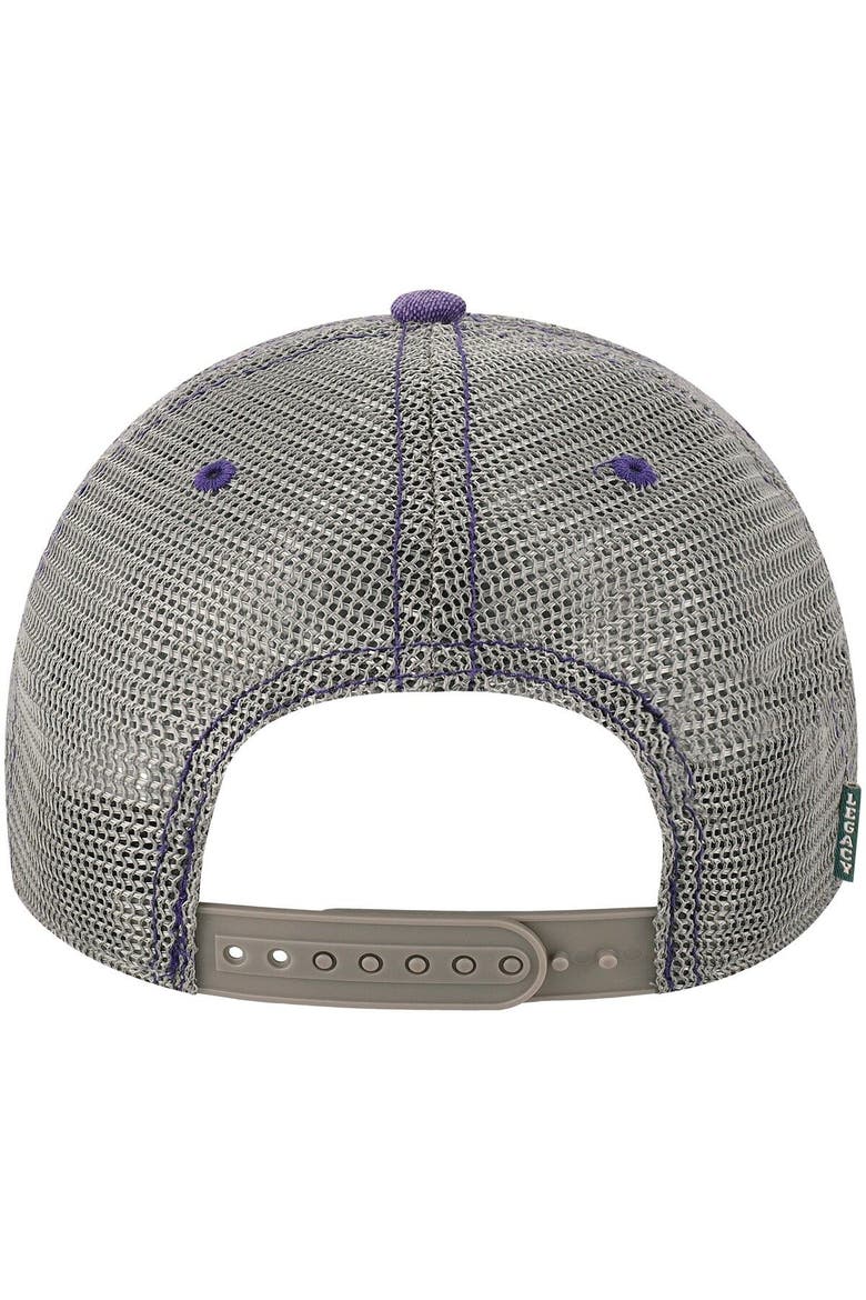 Men's Purple Northwestern Wildcats Sunset Dashboard Trucker Snapback Hat, Alternate, color, Purple