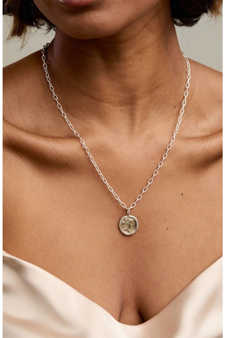 Parker Pendant Necklace, Alternate, color, MIXED METAL SILVER GOLD