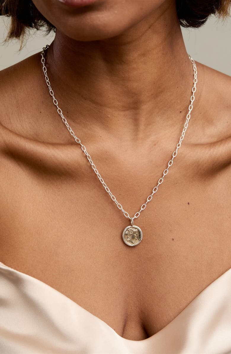 Set & Stones Parker Pendant Necklace, Alternate, color, Mixed Metal Silver Gold