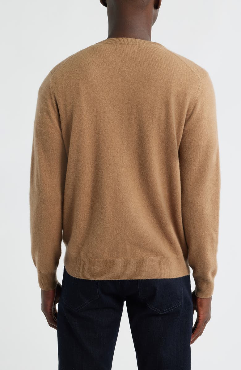 Nordstrom V-Neck Cashmere Cardigan, Alternate, color, Tan Cartouche