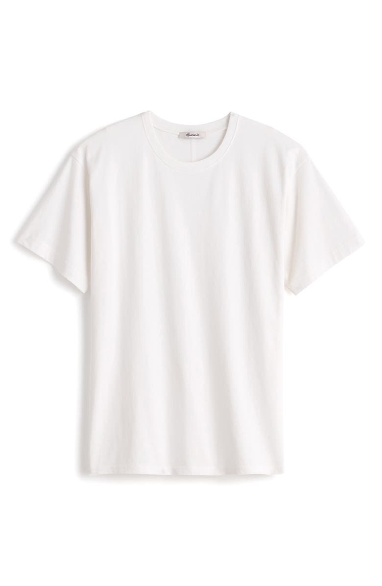 Madewell Cotton Relaxed Oversize T-Shirt, Alternate, color, Eyelet White