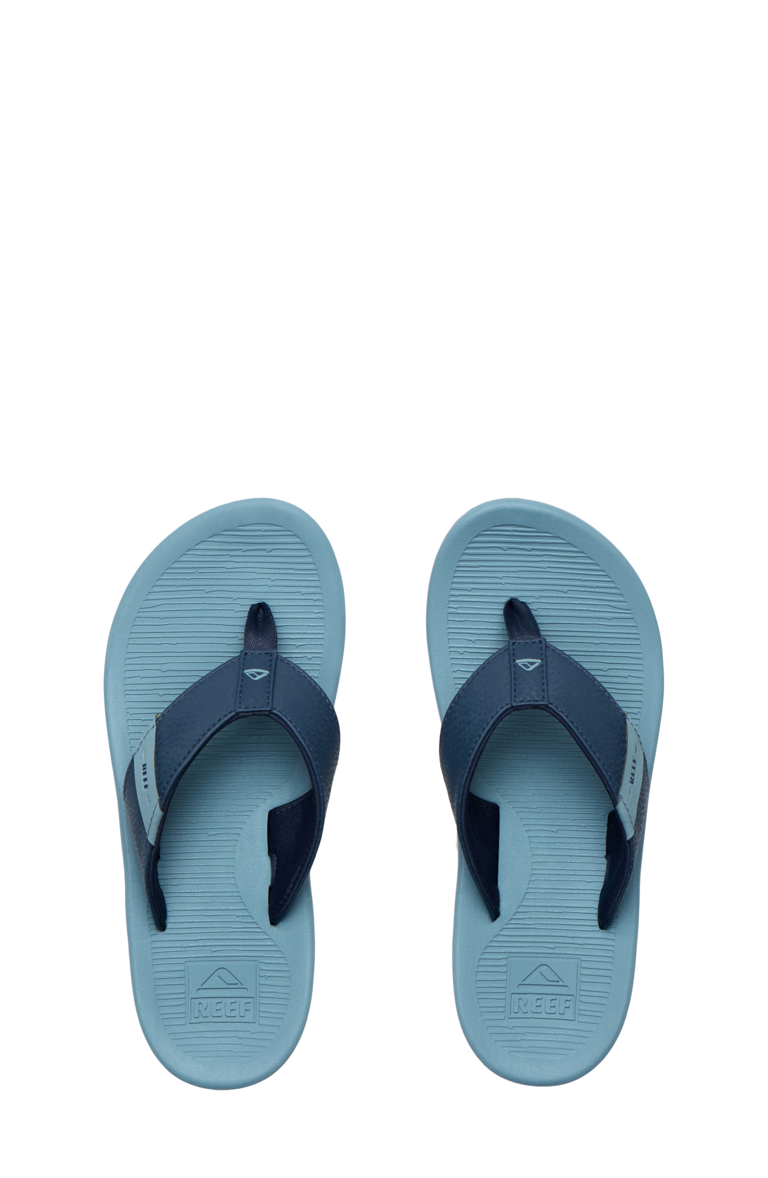 Kids' Santa Ana Flip Flop, Alternate, color, BLUE/ FADED BLUE
