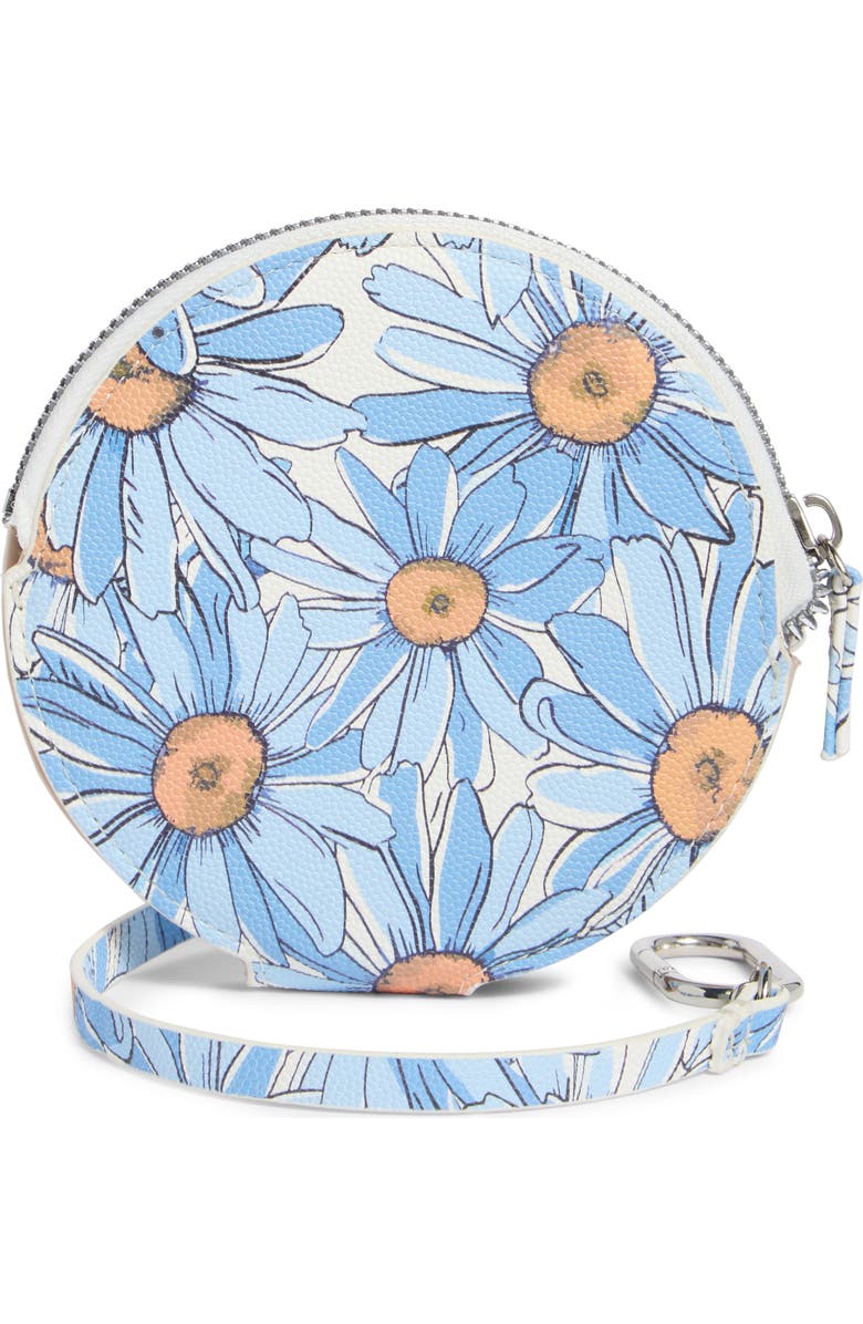 MUNDI SMALL LEATHER GOODS Ashley Floral Wristlet Clutch, Alternate, color, Daisyland
