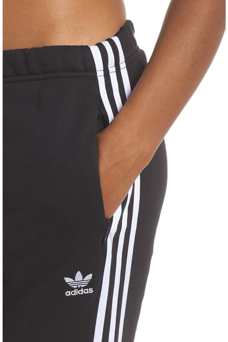 Cuffed Track Pants, Alternate, color, BLACK