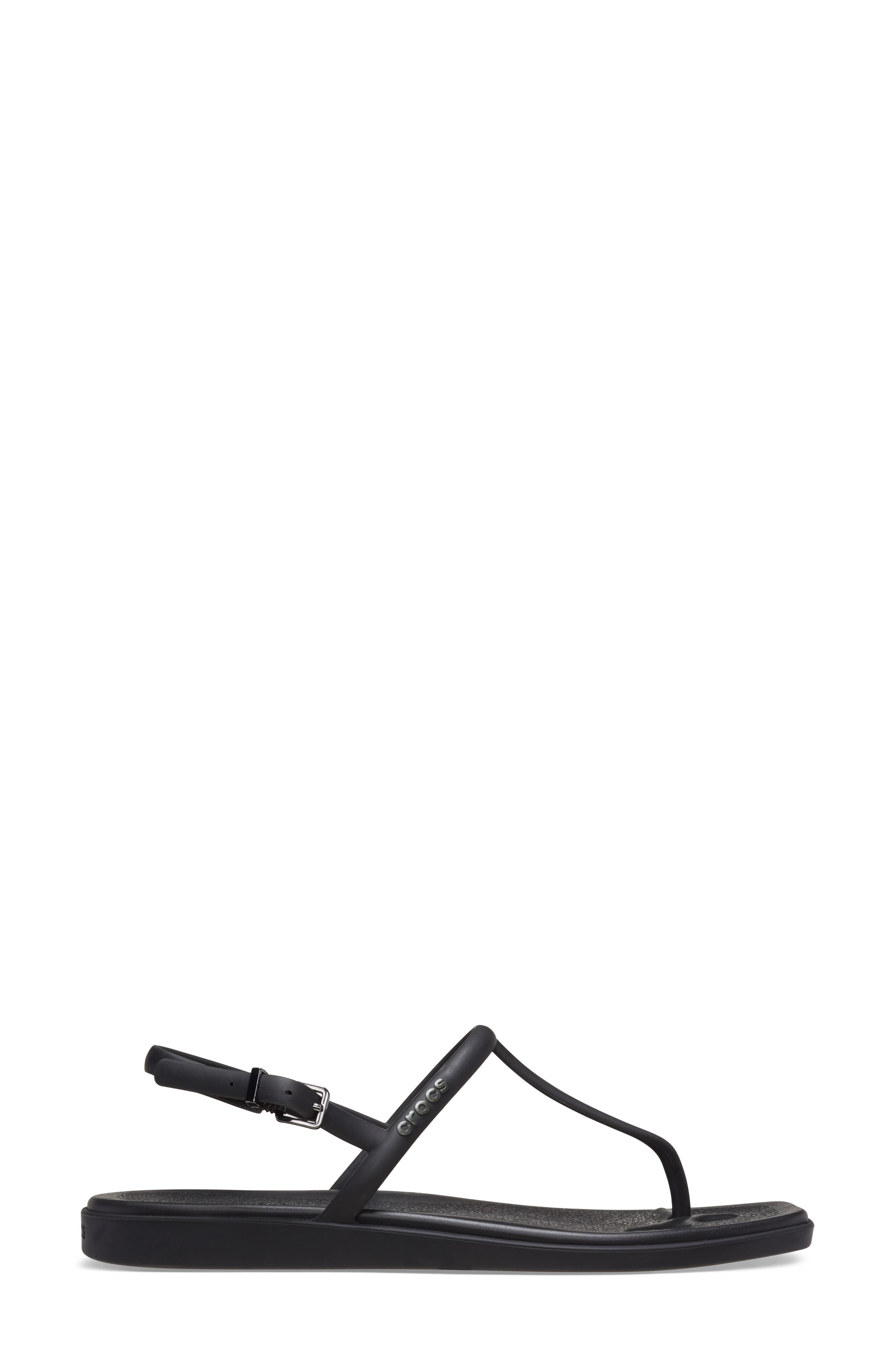 Miami Sandal, Alternate, color, BLACK