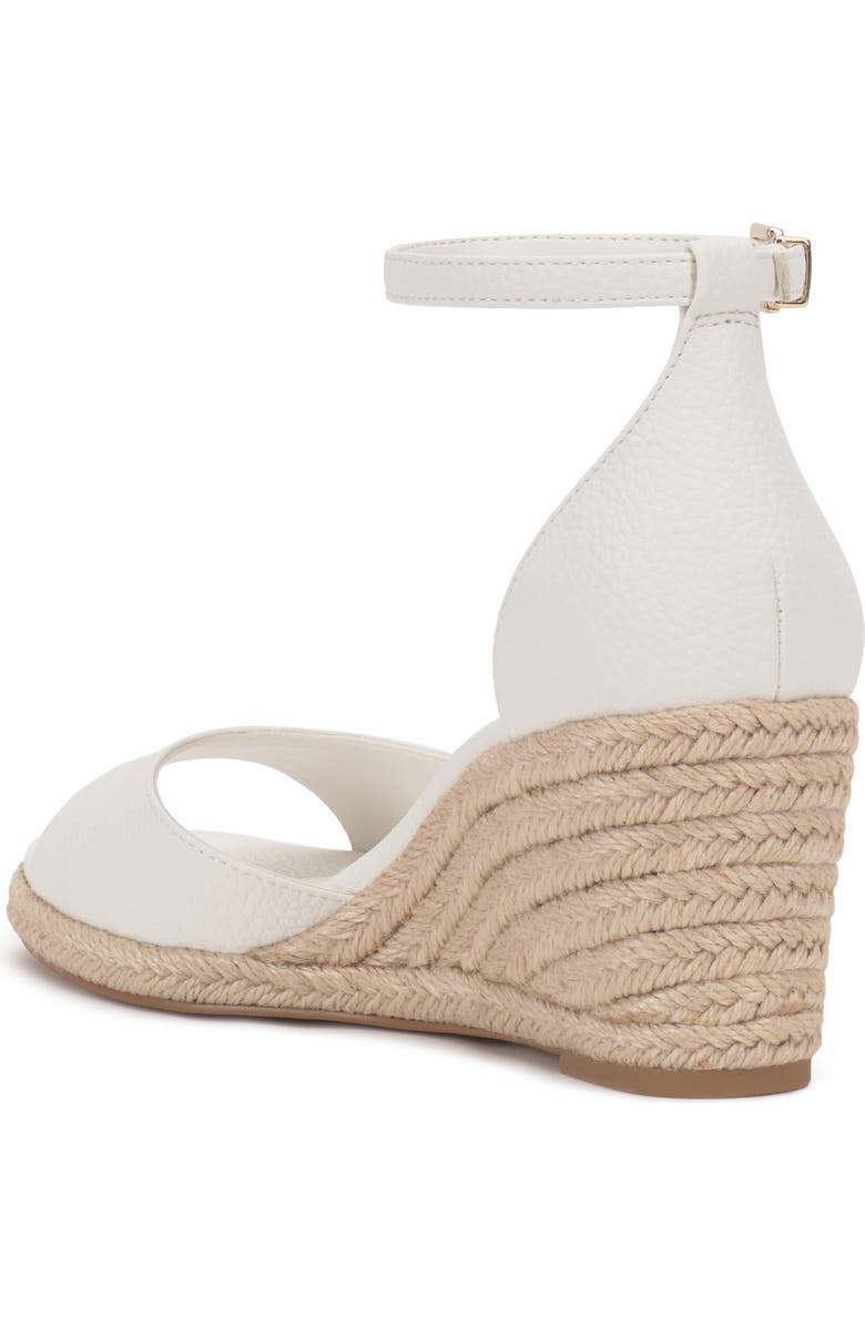 Vince Camuto Faylie Wedge Espadrille Sandal, Alternate, color, Bianco