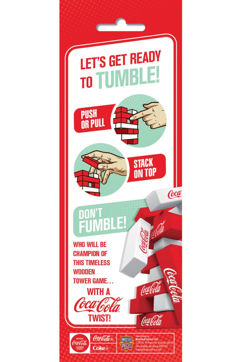 Coca-Cola Tumble Tower Mini, Alternate, color, Red