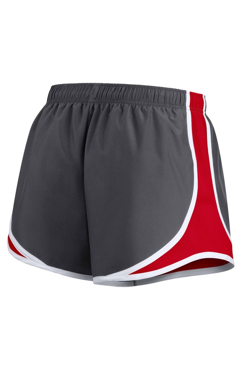 Nike Women's Nike Charcoal Buffalo Bills Plus Size Logo Performance Tempo Shorts, Alternate, color, Charcoal